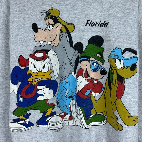 Vintage 1990s Disney Florida Sweatshirt Large - Picture 3 of 6